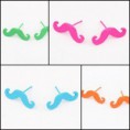 Pendientes Mustache Varios Colores